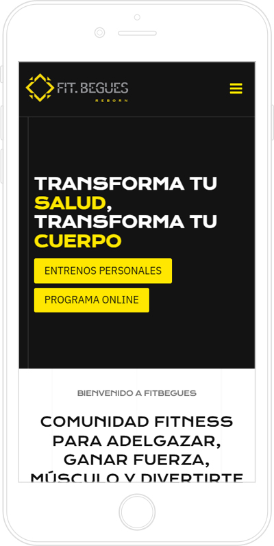 Página web WordPress para Fitbegues | STELIS