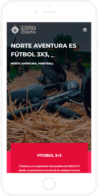 Norteaventura: Página web Wordpress