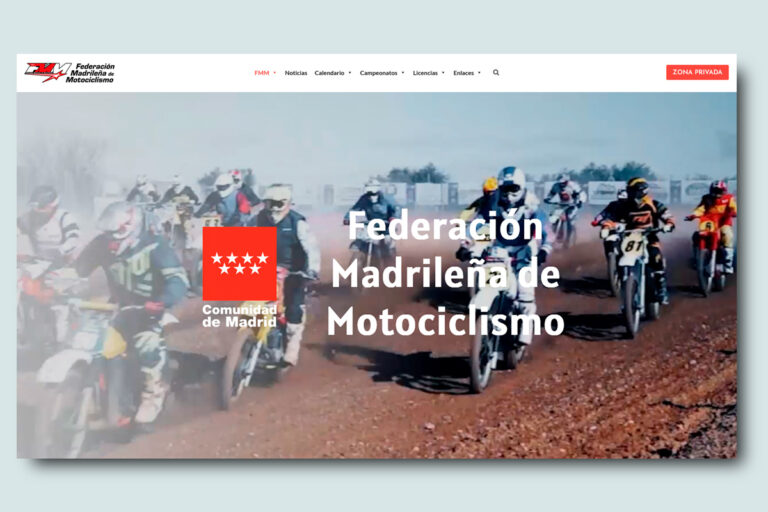 Web Federación Madrileña de Motociclismo