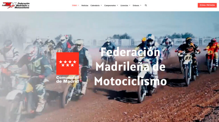 Web Federación Madrileña de Motociclismo