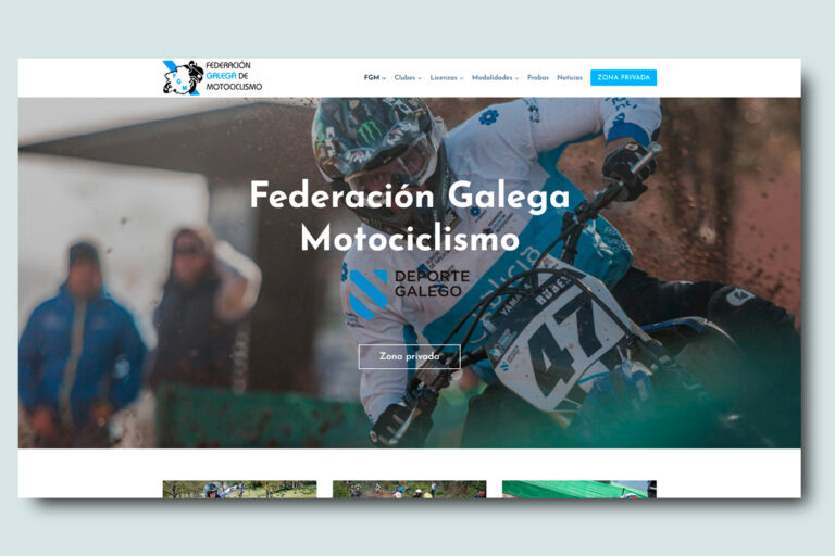 Web Federación Galega de Motociclismo