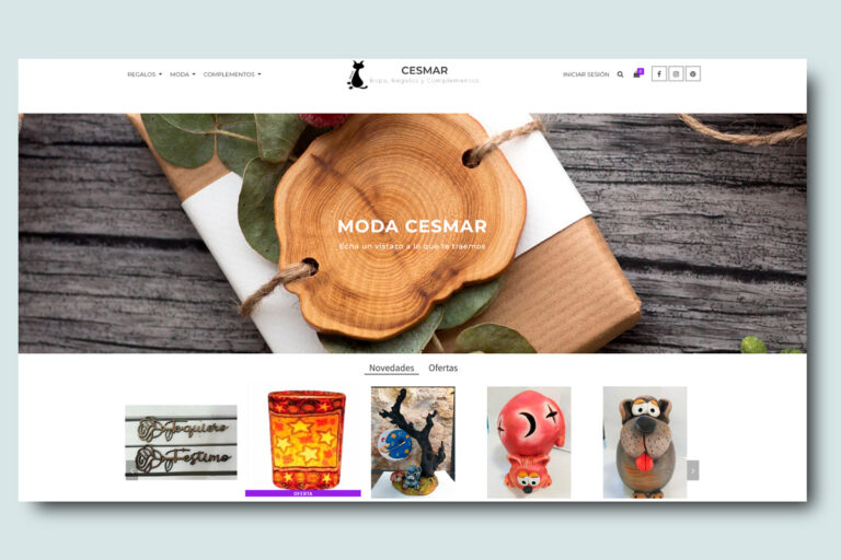 Moda Cesmar: Rediseño tienda online