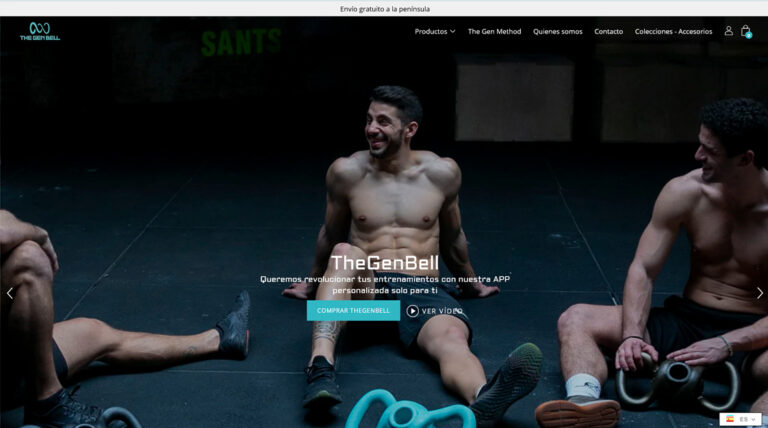 TheGenBell: Nueva tienda Shopify