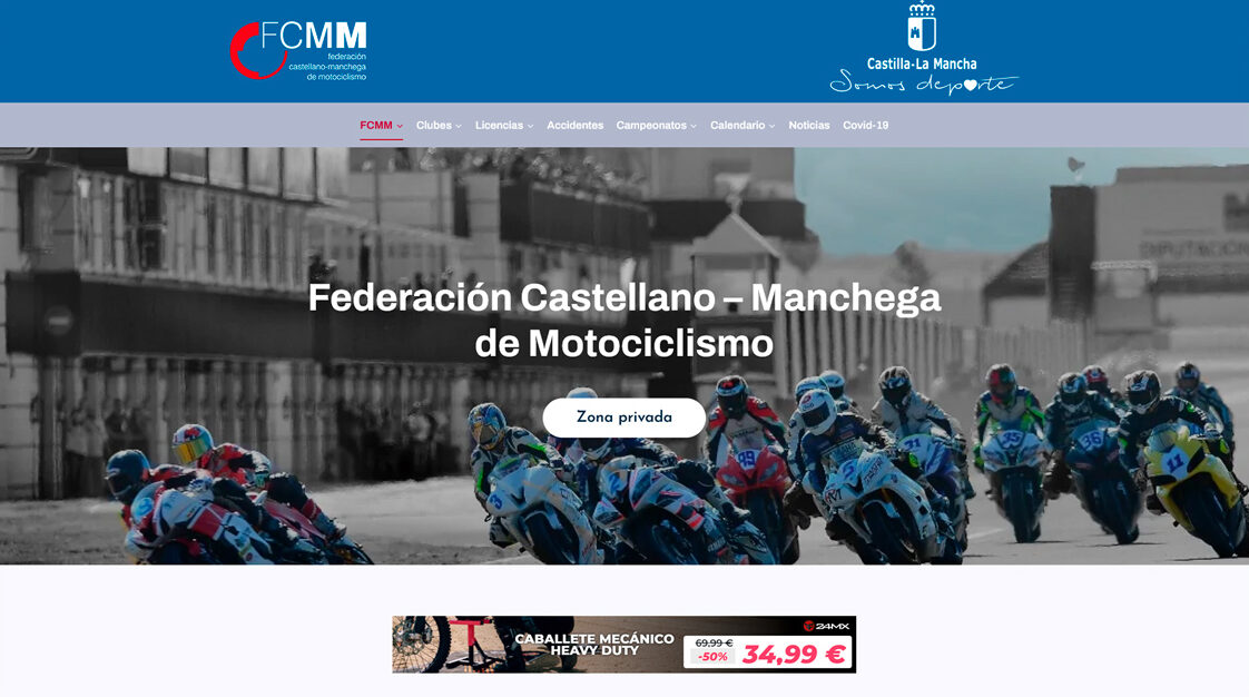 Web Federación Castellano – Manchega de Motociclismo