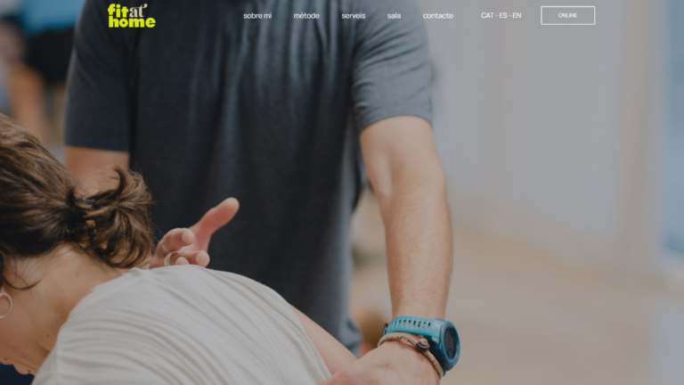 Página web WordPress para fitathome | STELIS