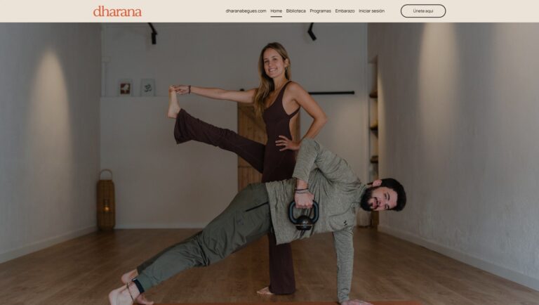 Página web de cursos online para Online Dharana | LearnPress | STELIS