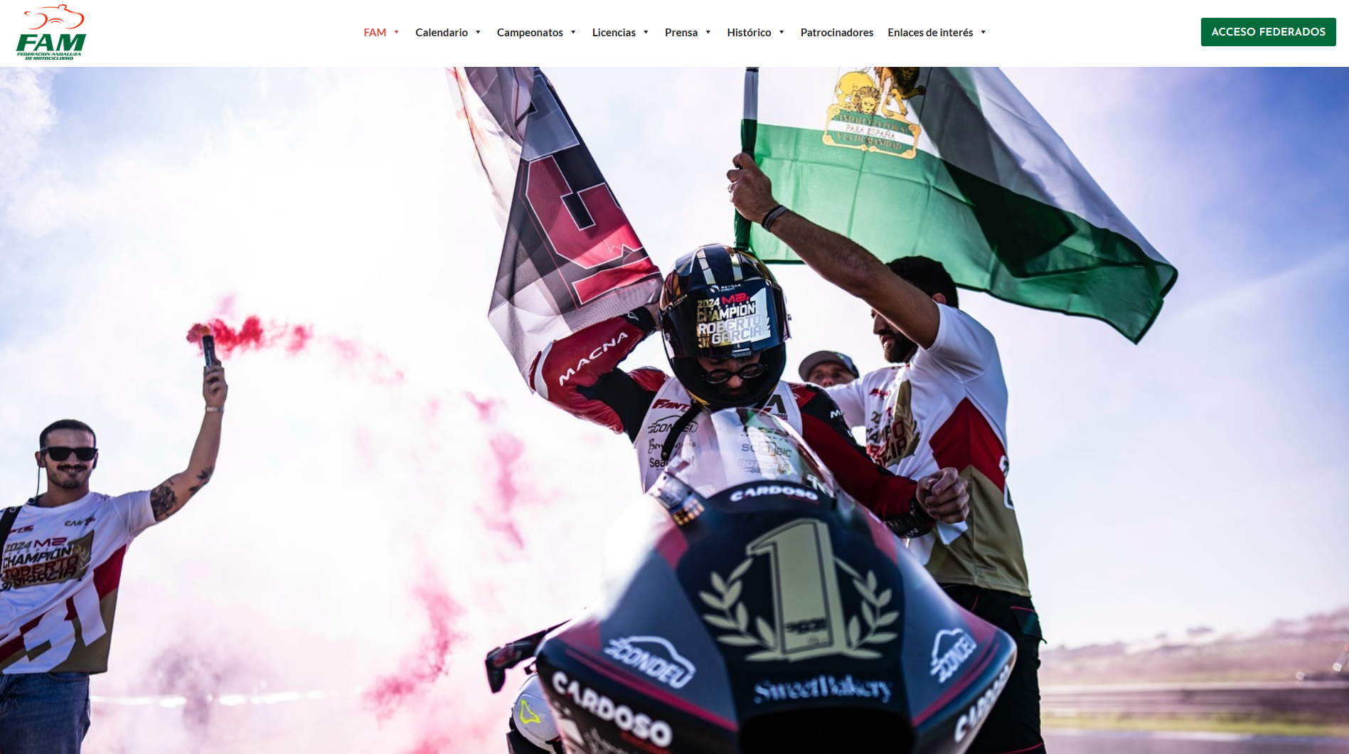 FAM: página web WordPress