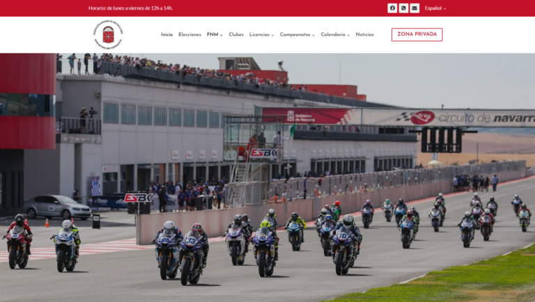 Página web WordPress para FNM | API | STELIS