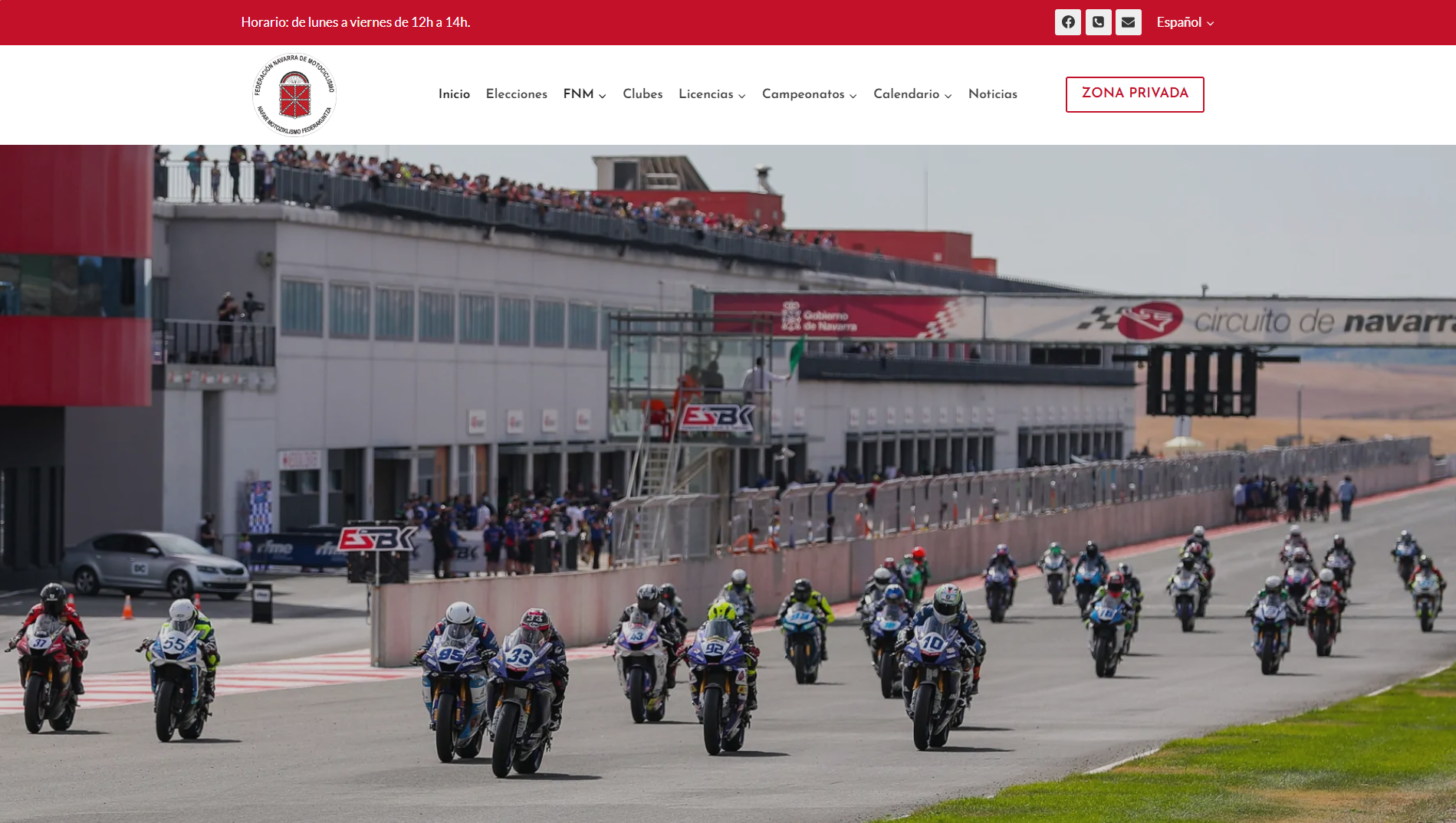 FNM: página web WordPress