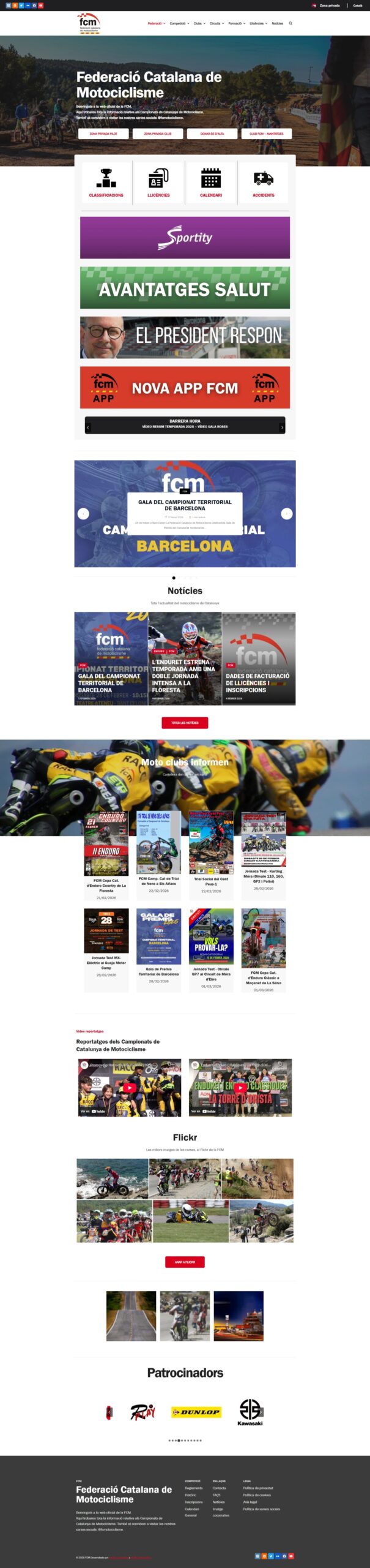 Página web WordPress para FCM | STELIS